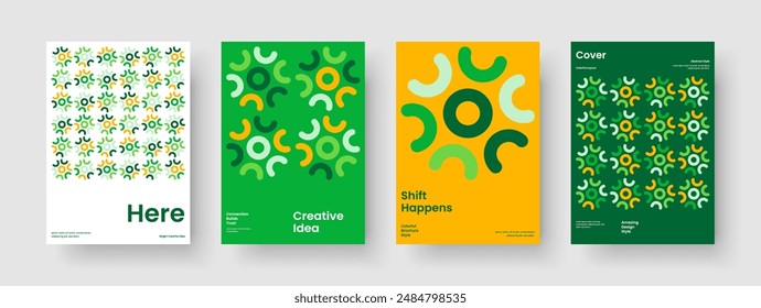 Abstract Book Cover Layout. Geometric Banner Design. Creative Business Presentation Template. Brochure. Report. Poster. Background. Flyer. Brand Identity. Newsletter. Magazine. Leaflet. Journal