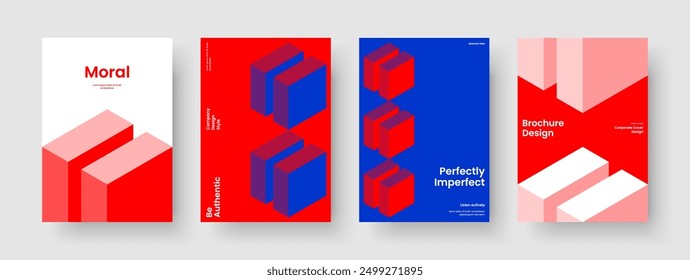 Abstract Book Cover Layout. Geometric Business Presentation Design. Isolated Background Template. Flyer. Poster. Report. Brochure. Banner. Catalog. Pamphlet. Leaflet. Journal. Magazine. Advertising