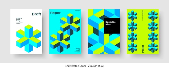 Abstract Book Cover Layout. Geometric Report Design. Modern Business Presentation Template. Brochure. Background. Poster. Banner. Flyer. Magazine. Brand Identity. Newsletter. Handbill. Pamphlet