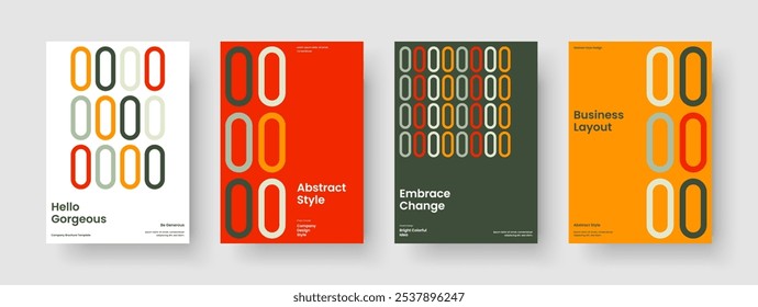 Layout der abstrakten Buchdecke. Isolierte Vorlage für Geschäftspräsentationen. Geometrisches Broschürendesign. Flyer. Poster. Banner. Bericht. Hintergrund. Erfassung Newsletter. Notebook. Broschüre. Portfolio