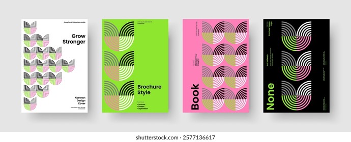 Abstract Book Cover Layout. Isolated Flyer Template. Geometric Business Presentation Design. Poster. Background. Report. Brochure. Banner. Leaflet. Handbill. Advertising. Pamphlet. Portfolio