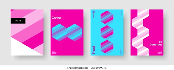 Abstract Book Cover Layout. Isolated Brochure Design. Geometric Flyer Template. Poster. Business Presentation. Report. Banner. Background. Journal. Notebook. Catalog. Advertising. Leaflet. Magazine