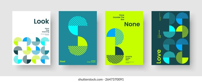 Abstract Book Cover Layout. Isolated Background Design. Geometric Brochure Template. Banner. Poster. Business Presentation. Flyer. Report. Leaflet. Catalog. Portfolio. Journal. Pamphlet. Handbill