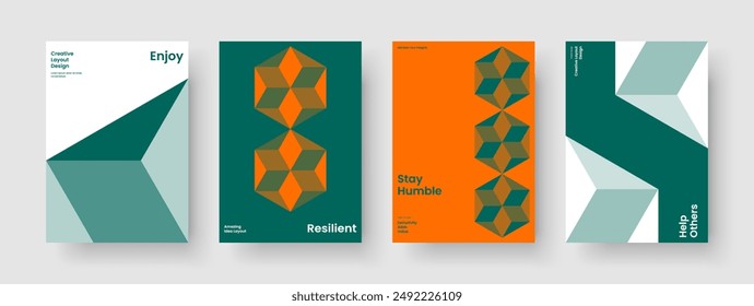 Abstract Book Cover Template. Creative Brochure Design. Geometric Business Presentation Layout. Flyer. Poster. Banner. Report. Background. Catalog. Magazine. Portfolio. Newsletter. Pamphlet
