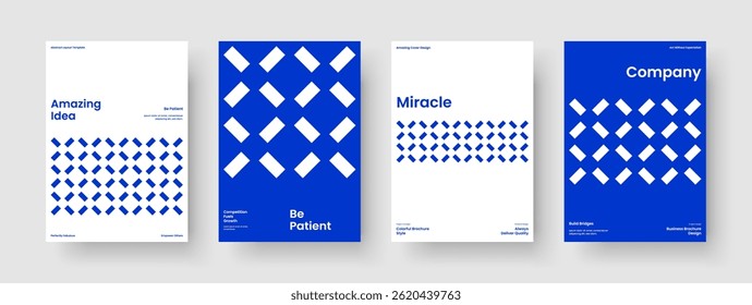 Plantilla de portada de libro Abstractas. Diseño creativo de folletos. Diseño de presentación empresarial aislado. Cartel. Antecedentes. Volante. Anuncio. Informe. Boletín informativo. Publicidad. Folleto. Cartera. Catálogo