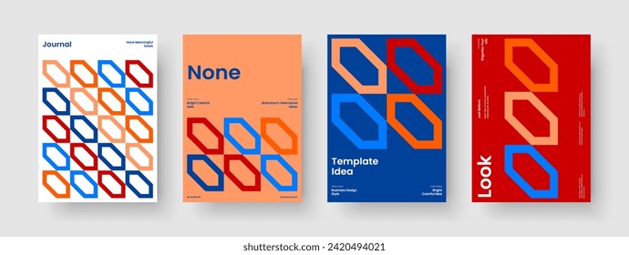 Abstract Book Cover Template. Geometric Brochure Layout. Creative Flyer Design. Poster. Business Presentation. Background. Banner. Report. Journal. Leaflet. Pamphlet. Handbill. Brand Identity