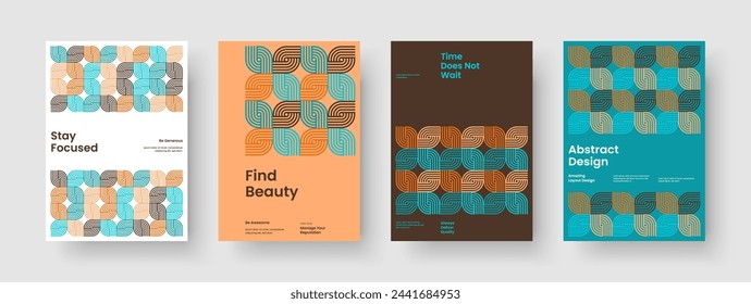 Abstract Book Cover Template. Geometric Business Presentation Design. Isolated Poster Layout. Report. Flyer. Background. Banner. Brochure. Notebook. Brand Identity. Catalog. Handbill. Leaflet