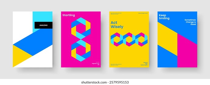 Abstract Book Cover Template. Geometric Poster Design. Creative Brochure Layout. Background. Banner. Flyer. Business Presentation. Report. Notebook. Advertising. Handbill. Catalog. Magazine