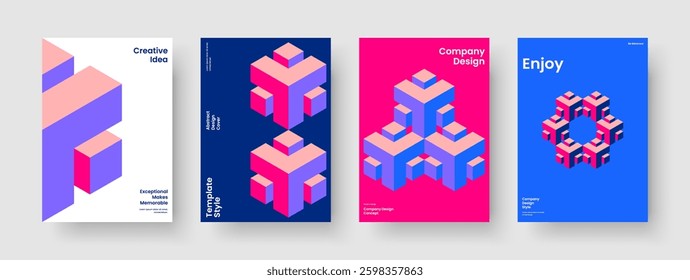 Abstract Book Cover Template. Geometric Banner Layout. Creative Background Design. Flyer. Poster. Business Presentation. Brochure. Report. Magazine. Portfolio. Pamphlet. Journal. Handbill. Leaflet