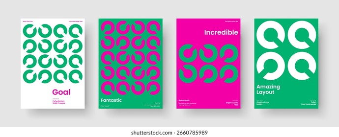 Modelo de Capa de Livro Abstrata. Layout de banner geométrico. Design de Relatório Isolado. Cartaz. Histórico. Panfleto. Apresentação de negócios. Brochura. Catálogo. Publicidade. Folheto informativo. Boletim informativo. Diário