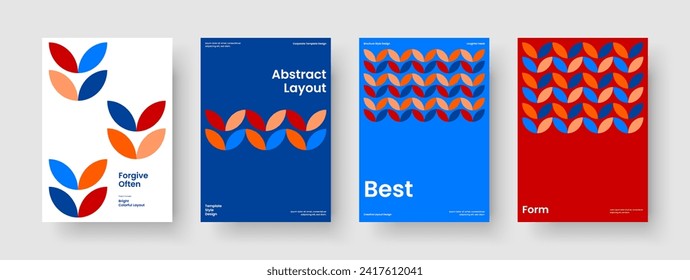 Plantilla de portada del libro abstracto. Diseño Moderno De Folleto. Diseño creativo de afiches. Antecedentes. Presentación de negocios. Volante. Cartel. Informe. Publicidad. Boletín informativo. Identidad de marca. Billete. Diario