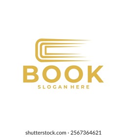 Abstract Book Education logo vector icon