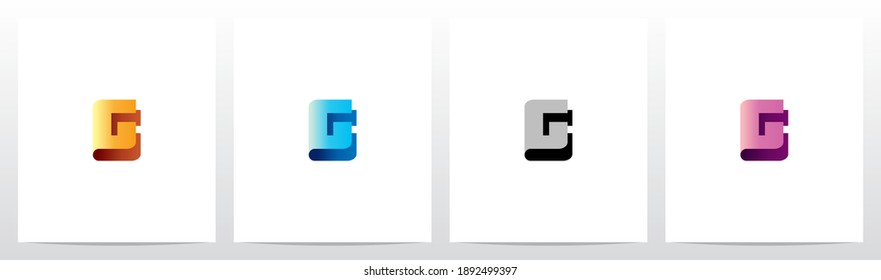 Abstract Book Formed Letter Logo Design G