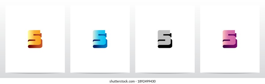 Abstract Book Formed Letter Logo Design S