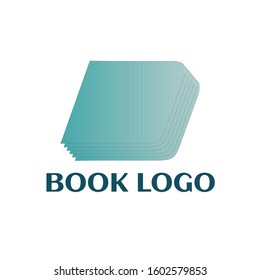 Abstract book logo for education