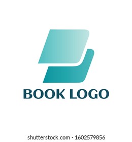 Abstract book logo for education