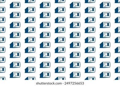 Abstract book seamless pattern background. Book icon seamless pattern background