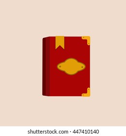 abstract book of spells on the background.