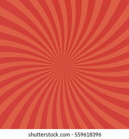 abstract boom blank speech bubble pop art, comic book on red background vector illustration