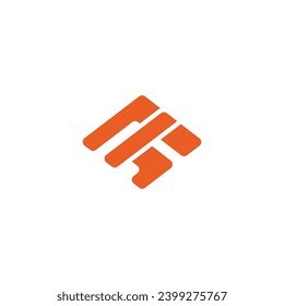abstract boomerang fast logo vector  