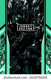 ABSTRACT BORDER BACKGROUND FOR FULL SUBLIMATION JERSEY