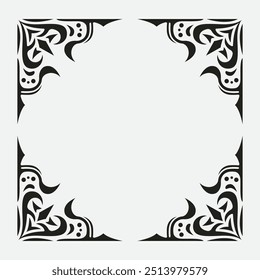 abstract border, corner, frame for decoration and others