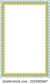 diseño de borde abstracto para ornamento