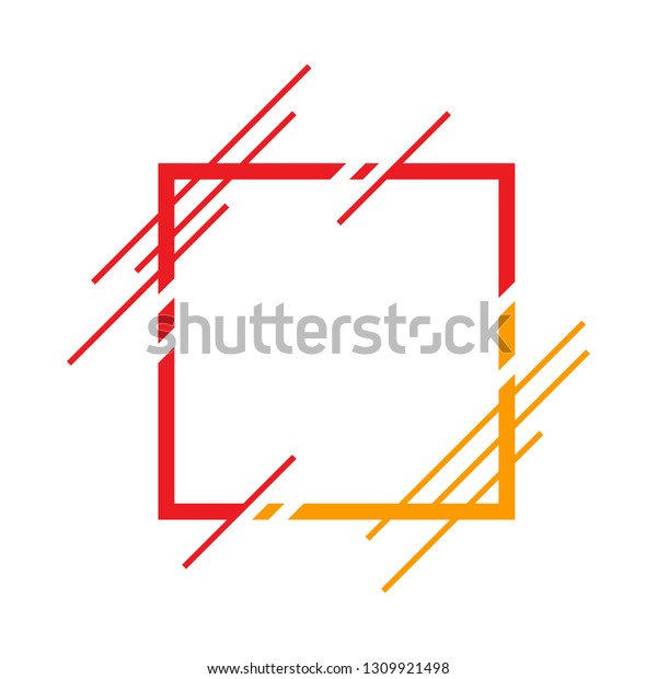 Download Abstract Border Frame Design Simple Vector Stock Vector Royalty Free 1309921498