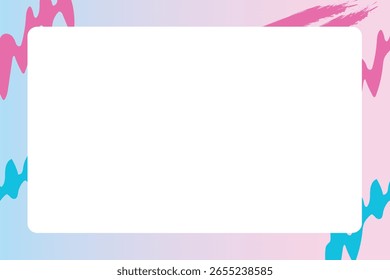 Abstract border frame template background for verious use.