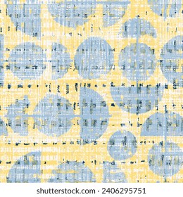  Abstract botanical Floral brush strokes seamless pattern design for fashion textiles, graphics, backgrounds and crafts linen texture  leaves silhouettes Chic rustic interior stylish pattern all over 
