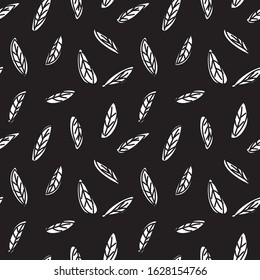 Abstract Botanical Leaf seamless Pattern for fashion prints, backgrounds, websites, wallpaper, crafts