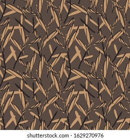 Abstract Botanical Leaf seamless Pattern for fashion prints, backgrounds, websites, wallpaper, crafts