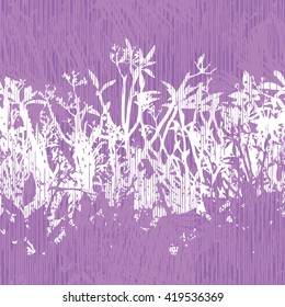 Abstract botanical pattern seamless vector background tile