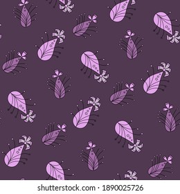 abstract botanical seamless pattern. stylized exotic flowers . Theme of ecology, environment, nature protection. Summer theme. For paper, cover, fabric, gift wrapping, wall art, interior decor