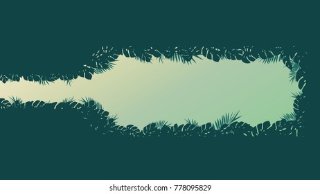 abstract bottle package on nature background. vector. illustration.