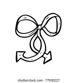 abstract bow cartoon