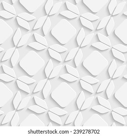 Abstract Bow Pattern. Seamless White Background