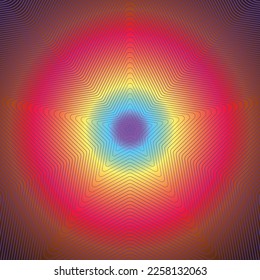 abstract bow target vector illustration