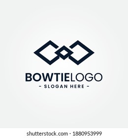 Plantilla de diseño del logotipo de mosaico de inclinación. Logotipo comercial. Ilustración vectorial de icono de esmoquin creativo.