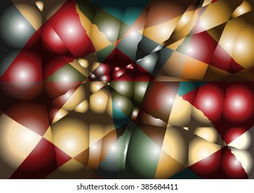 Abstract bowls background