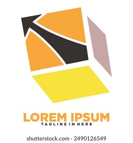 abstract box inspiration for logos, icons and symbols on banners