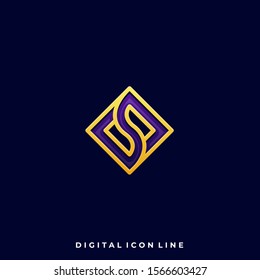 Abstract Box Luxury Illustration Vector Design Template. Suitable for Creative Industry, Multimedia, entertainment, Educations, Shop, and any related business