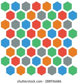 Abstract Box pattern Colorful Background EPS10