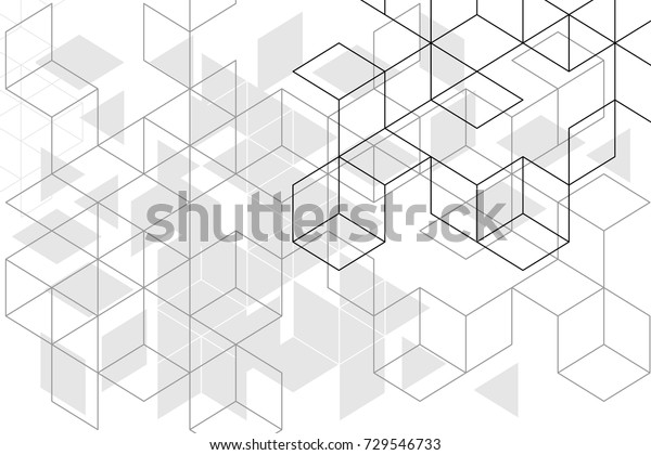 Abstract Boxes Background Stock Vector (Royalty Free) 729546733 ...