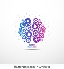 Abstract brain gear
