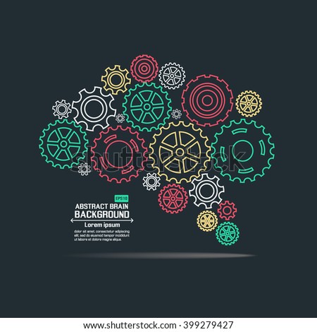 Abstract brain gear