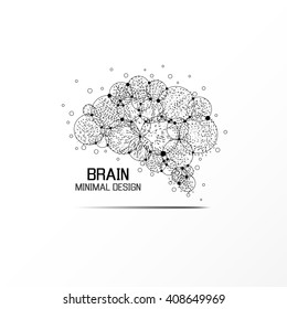 Abstract brain graphic