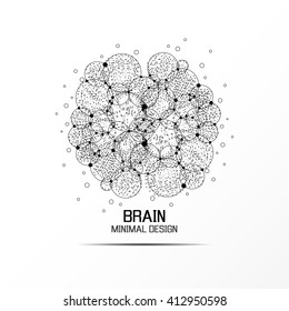 Abstract brain graphic