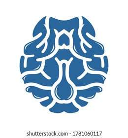 Abstract Brain Logo Design Template