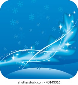 Abstract branch of fir